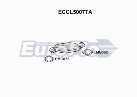 Catalytic Converter (ECCL5007TA)
