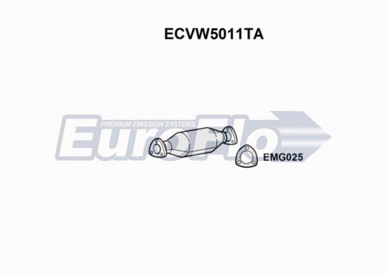 Catalytic Converter (ECVW5011TA)