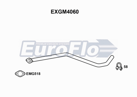 Exhaust Pipe (EXGM4060)