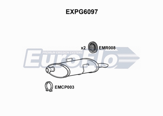 Rear Muffler (EXPG6097)
