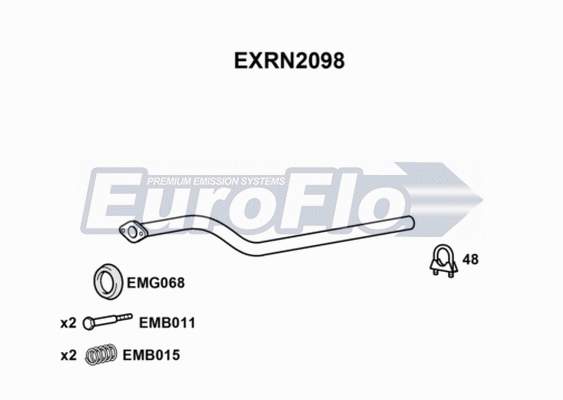 Exhaust Pipe (EXRN2098)