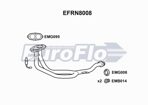 Exhaust Pipe (EFRN8008)