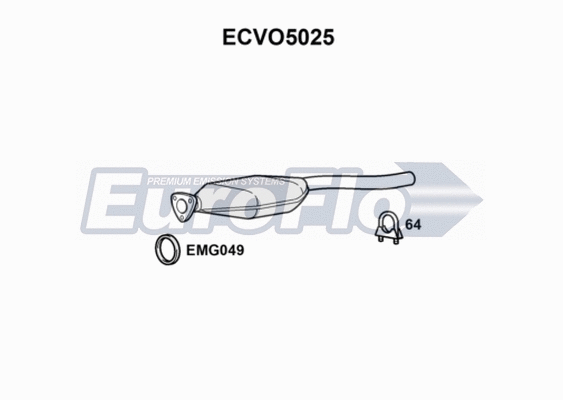 Catalytic Converter (ECVO5025)