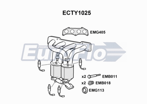 Catalytic Converter (ECTY1025)