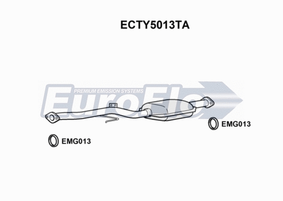 Catalytic Converter (ECTY5013TA)