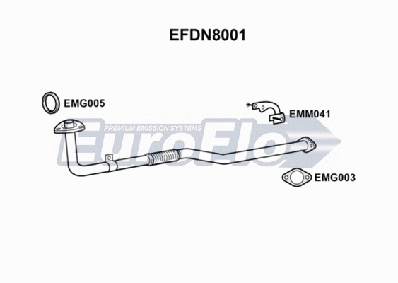 Exhaust Pipe (EFDN8001)
