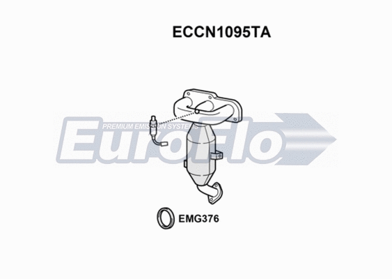 Catalytic Converter (ECCN1095TA)