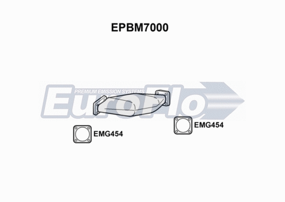 Soot/Particulate Filter, exhaust system (EPBM7000)