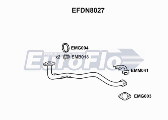 Exhaust Pipe (EFDN8027)