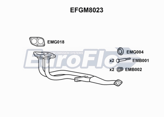 Exhaust Pipe (EFGM8023)