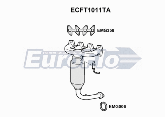 Catalytic Converter (ECFT1011TA)