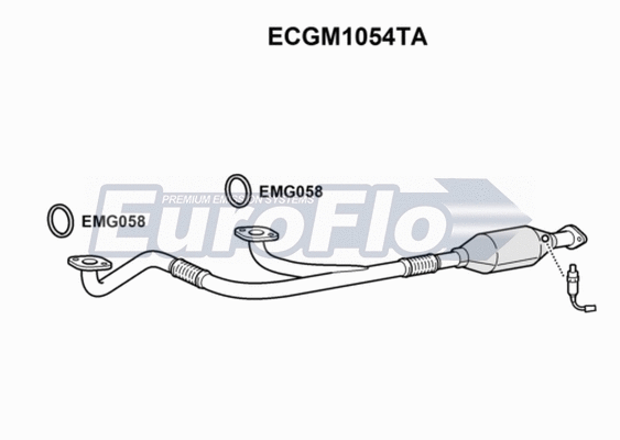 Catalytic Converter (ECGM1054TA)