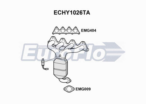 Catalytic Converter (ECHY1026TA)