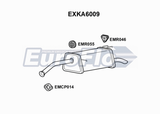 Rear Muffler (EXKA6009)