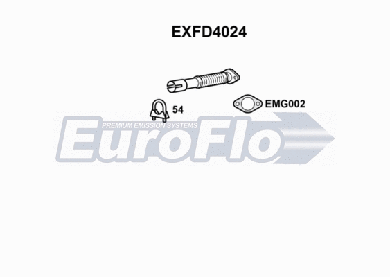 Exhaust Pipe (EXFD4024)