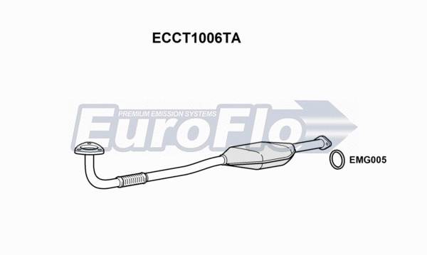 Catalytic Converter (ECCT1006TA)