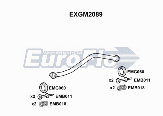 Exhaust Pipe (EXGM2089)