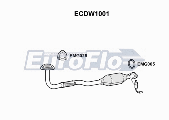 Catalytic Converter (ECDW1001)