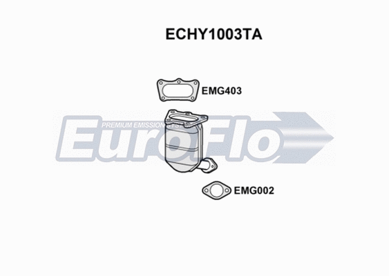 Catalytic Converter (ECHY1003TA)