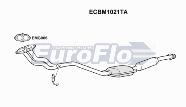 Catalytic Converter (ECBM1021TA)