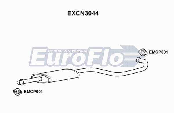 Centre Muffler (EXCN3044)