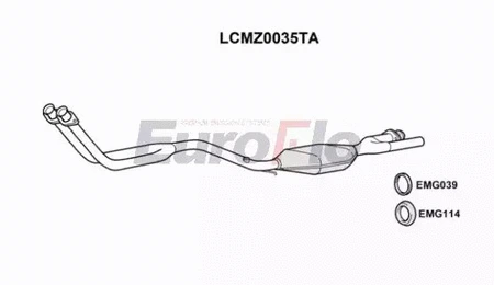 Catalytic Converter (LCMZ0035TA)