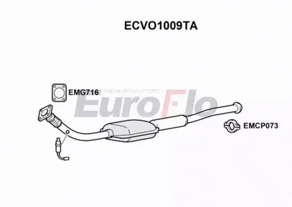 Catalytic Converter (ECVO1009TA)
