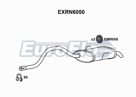 Rear Muffler (EXRN6050)