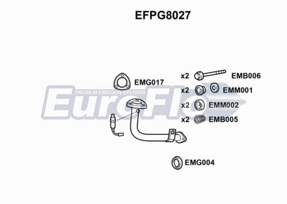 Exhaust Pipe (EFPG8027)