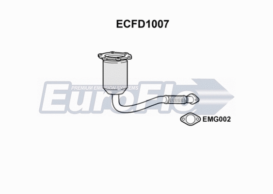 Catalytic Converter (ECFD1007)