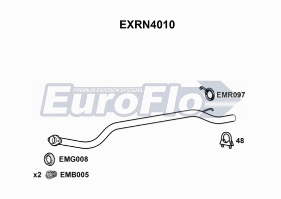 Exhaust Pipe (EXRN4010)