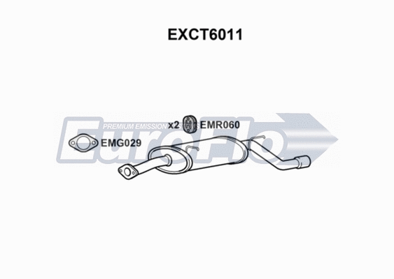 Rear Muffler (EXCT6011)