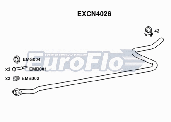 Exhaust Pipe (EXCN4026)