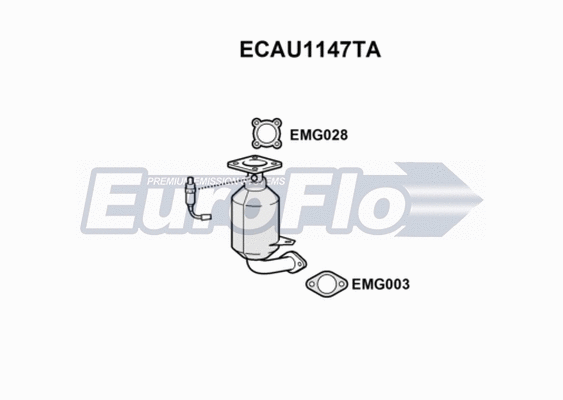 Catalytic Converter (ECAU1147TA)
