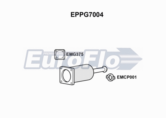 Soot/Particulate Filter, exhaust system (EPPG7004)