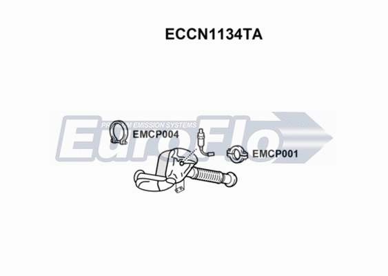 Catalytic Converter (ECCN1134TA)