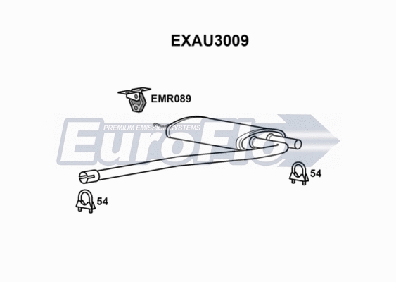 Centre Muffler (EXAU3009)