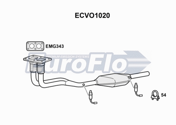 Catalytic Converter (ECVO1020)