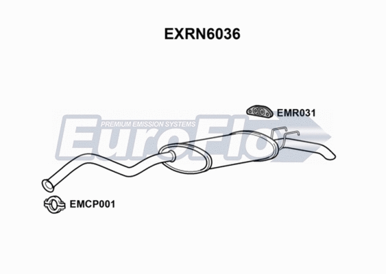 Rear Muffler (EXRN6036)