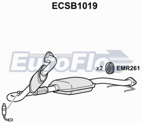 Catalytic Converter (ECSB1019)