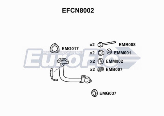 Exhaust Pipe (EFCN8002)