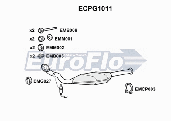 Catalytic Converter (ECPG1011)