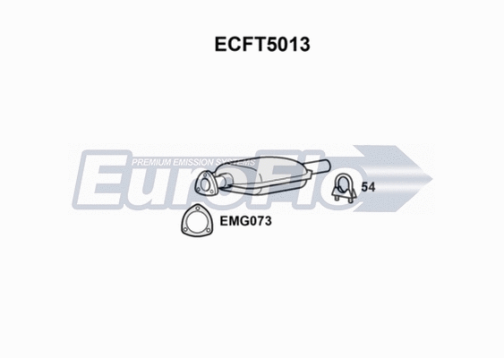 Catalytic Converter (ECFT5013)