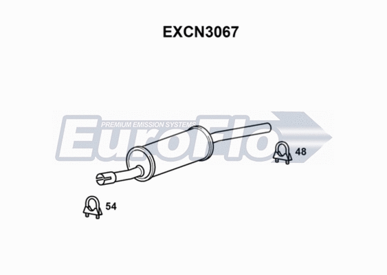 Centre Muffler (EXCN3067)