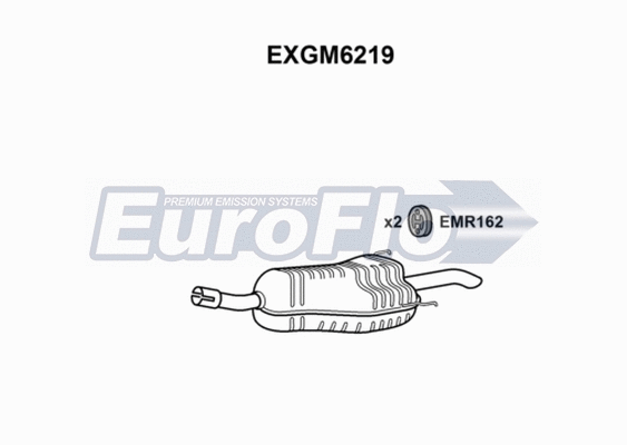 Rear Muffler (EXGM6219)