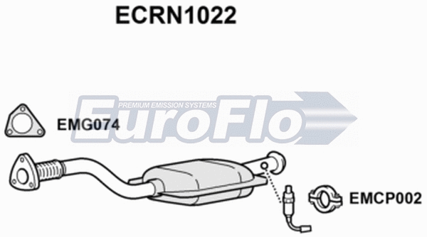 Catalytic Converter (ECRN1022)