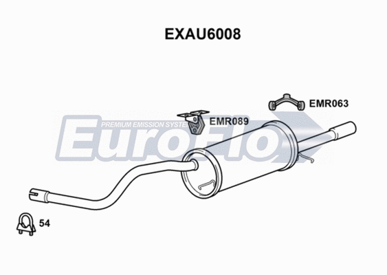Rear Muffler (EXAU6008)