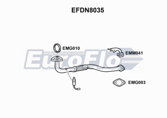 Exhaust Pipe (EFDN8035)