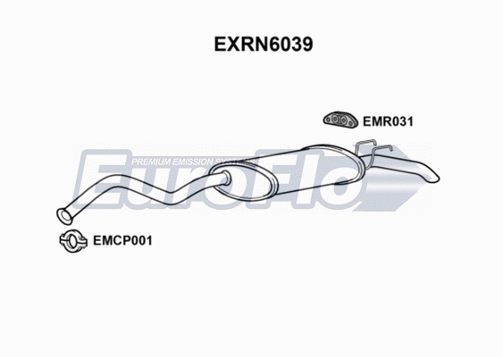 Rear Muffler (EXRN6039)