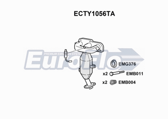 Catalytic Converter (ECTY1056TA)